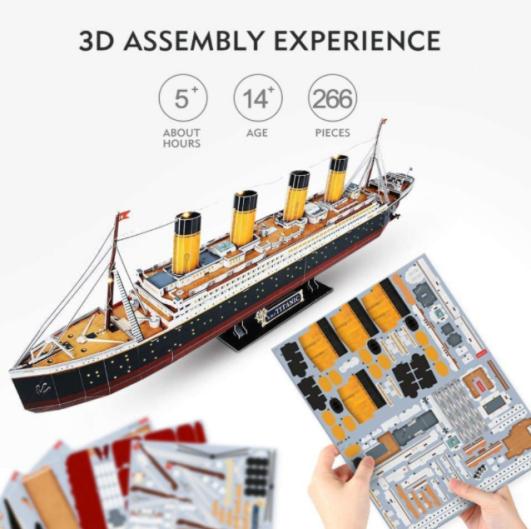 詳細設計紙拼圖 DIY 體育場 3D 拼圖模型